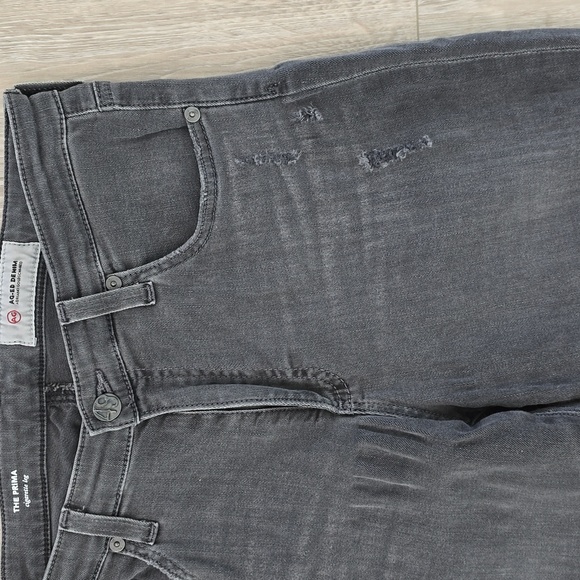 AG The Prima Cigarette Leg Black Jeans - Picture 2 of 8